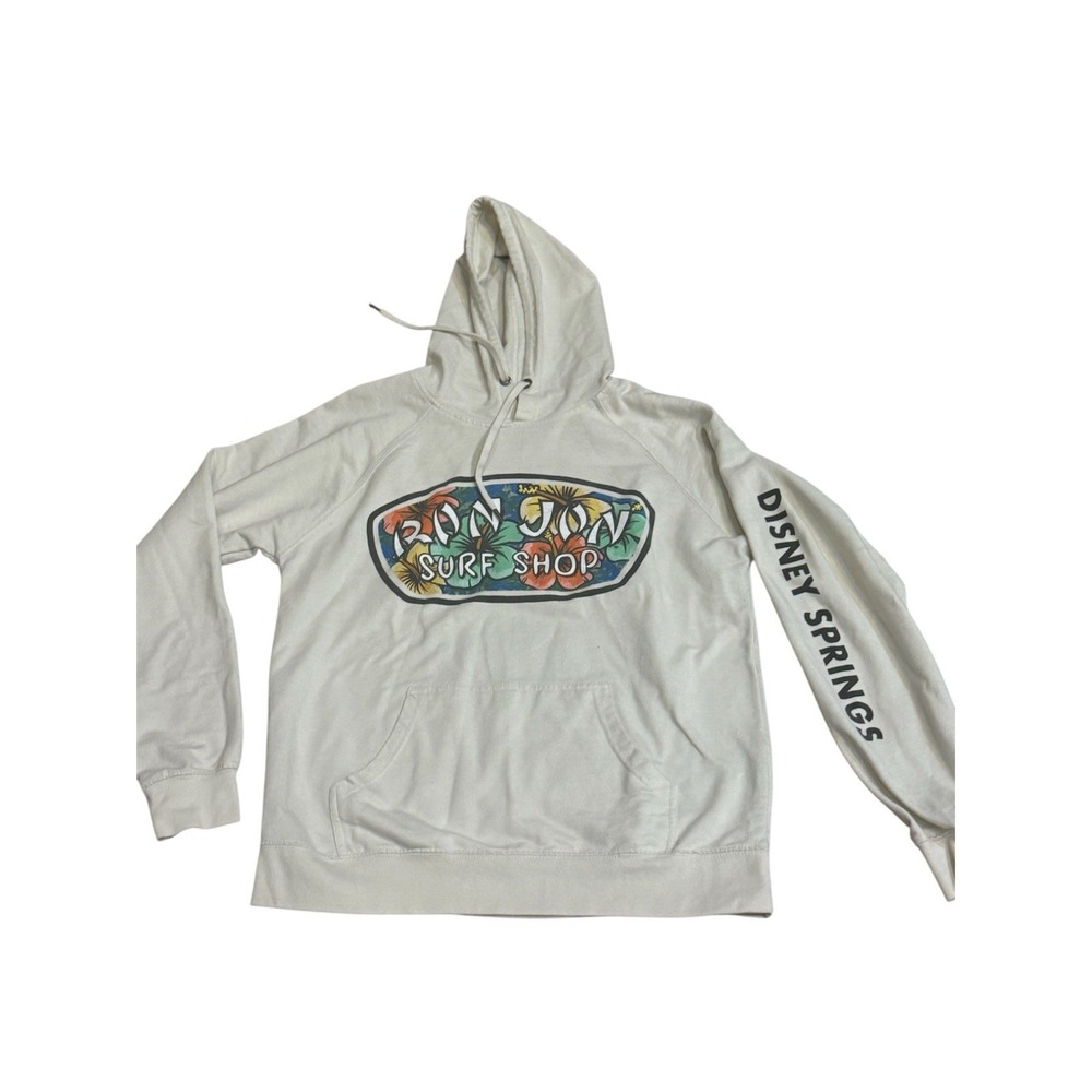 Disneyworld Parks Disney Springs Ron Jon Surf Shop Hoodie Hooded Sweatshirt L